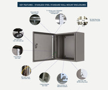 Load image into Gallery viewer, 316L Stainless Steel Enclosure 1000Hx600Wx300D - 1.5mm