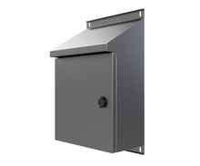 Load image into Gallery viewer, 30Deg Sloping Roof 316L Stainless Steel Enclosure 500Hx500Wx210D - 1.5mm