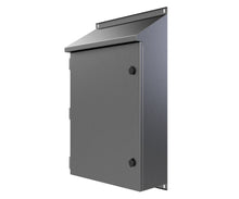 Load image into Gallery viewer, 30Deg Sloping Roof 316L Stainless Steel Enclosure 800Hx800Wx300D - 1.5mm