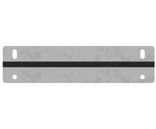 Load image into Gallery viewer, 316 Stainless Steel Flange Mounting Kit to fit 600mm Wide Enclosures - 1.5mm