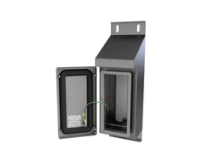 Load image into Gallery viewer, 316L SS Sloping Roof Pushbutton Station 220Hx120Wx90D (3 Hole) with Blank Lid