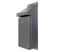 Load image into Gallery viewer, 316L SS Sloping Roof Pushbutton Station 220Hx120Wx90D (3 Hole) with Blank Lid