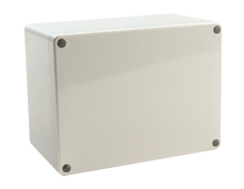 Load image into Gallery viewer, Polycarbonate Enclosure 160x120x90 Grey Base with Grey Lid IP65