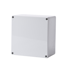 Load image into Gallery viewer, Polycarbonate Enclosure 160x160x90 Grey Base with Grey Lid IP65