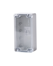 Load image into Gallery viewer, Polycarbonate Enclosure 160x80x55 Grey Base with Transparent Lid IP65