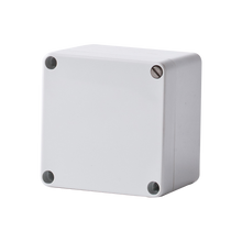Load image into Gallery viewer, Polycarbonate Enclosure 80x80x55 Grey Base with Grey Lid IP65
