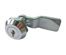 Load image into Gallery viewer, Chrome 1/4 Turn Coin Door Lock (92268 key)