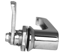 Load image into Gallery viewer, Chrome L-handle Door lock (100333 key)