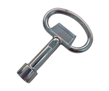 Load image into Gallery viewer, Chrome key only for 7mm and 8mm square locks