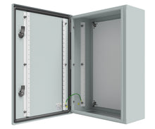 Load image into Gallery viewer, RAL7035 Powder Coated, Galvanised Mild Steel Enclosure 800Hx600Wx300D - 1.5mm