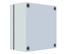 Load image into Gallery viewer, RAL7035 Powder Coated, GAL Mild Steel Terminal Box 150Hx150Wx120D - 1.2mm