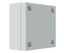 Load image into Gallery viewer, RAL7035 Powder Coated, GAL Mild Steel Terminal Box 150Hx150Wx120D - 1.2mm