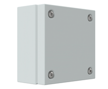 Load image into Gallery viewer, RAL7035 Powder Coated, GAL Mild Steel Terminal Box 150Hx150Wx80D - 1.2mm