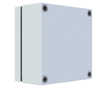 Load image into Gallery viewer, RAL7035 Powder Coated, GAL Mild Steel Terminal Box 200Hx200Wx120D - 1.2mm