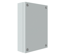 Load image into Gallery viewer, RAL7035 Powder Coated, GAL Mild Steel Terminal Box 300Hx200Wx120D with nutserts