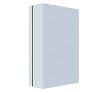 Load image into Gallery viewer, RAL7035 Powder Coated, GAL Mild Steel Terminal Box 300Hx200Wx80D no nutserts