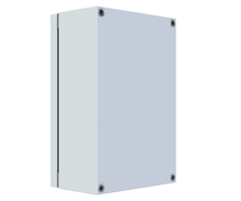 Load image into Gallery viewer, RAL7035 Powder Coated, GAL Mild Steel Terminal Box 400Hx300Wx120D with nutserts