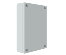 Load image into Gallery viewer, RAL7035 Powder Coated, GAL Mild Steel Terminal Box 400Hx300Wx120D with nutserts