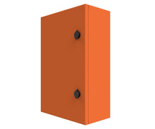 Load image into Gallery viewer, X15 Orange Powder Coated, Galvanised Mild Steel Enclosure 1000Hx600Wx250D - 1.5mm