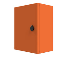 Load image into Gallery viewer, X15 Orange Powder Coated, Galvanised Mild Steel Enclosure 400Hx400Wx200D - 1.5mm