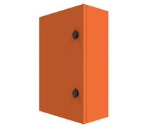 Load image into Gallery viewer, X15 Orange Powder Coated, Galvanised Mild Steel Enclosure 800Hx600Wx250D - 1.5mm