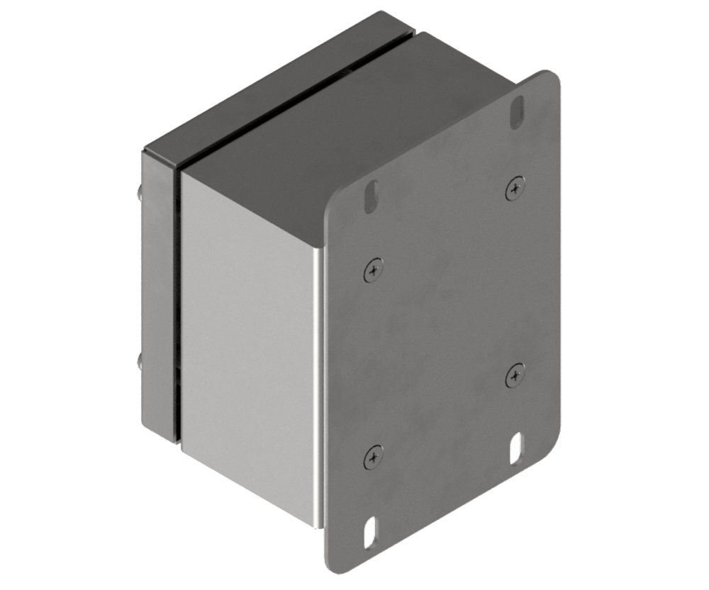 316L Stainless Steel Pushbutton Station  120Hx120Wx90D (1 Hole)