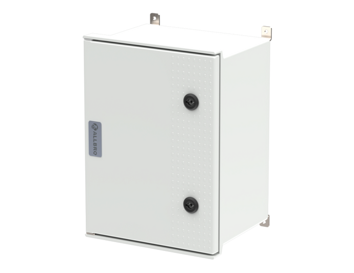 GRP Enclosure AllBrox 3, 350H x 250W x 200D with SMC Device Plate ...