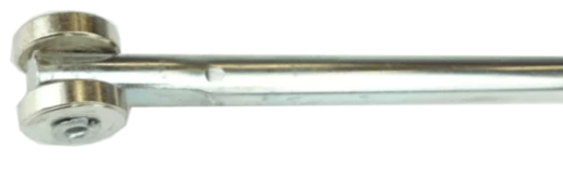 316 SS Locking Rod with SS Rollers, with straight head - 1200mm