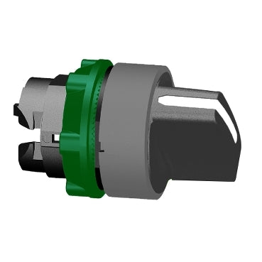 Schneider ZB5AD2C - Selector switch head, plastic, black, 22mm, 2 positions, stay put