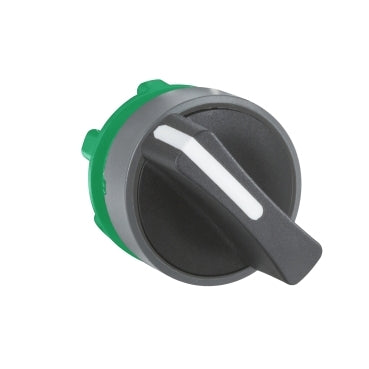 Schneider ZB5AD4C - Selector switch head, plastic, 22mm, 2 pos. Spring return from right to left