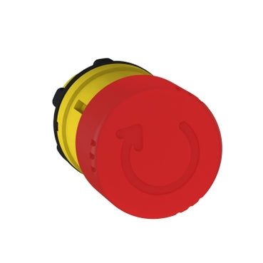 Schneider ZB5AS834- Emergency stop head switching off, plastic, red mushroom 30mm