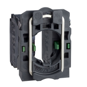Schneider ZB5AZ103C - Two contact blocks with body/fixing collar, plastic, screw clamp terminal,2 NO